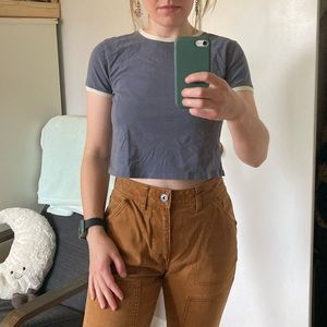 Outdoor Voices Everyday Ringer Tee Cropped T-Shirt